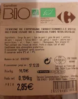 Terrine de campagne traditionnelle rotie au four.