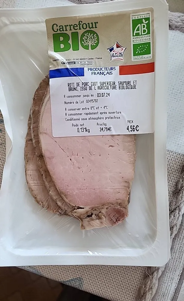 Rôti porc bio