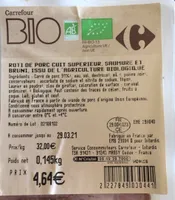 roti de porc cuit superieur