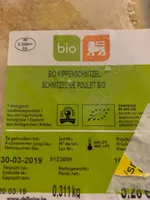 SCHNITZEL DE POULET BIO