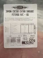 Jamón Cocido Extra Sarubi Feteado