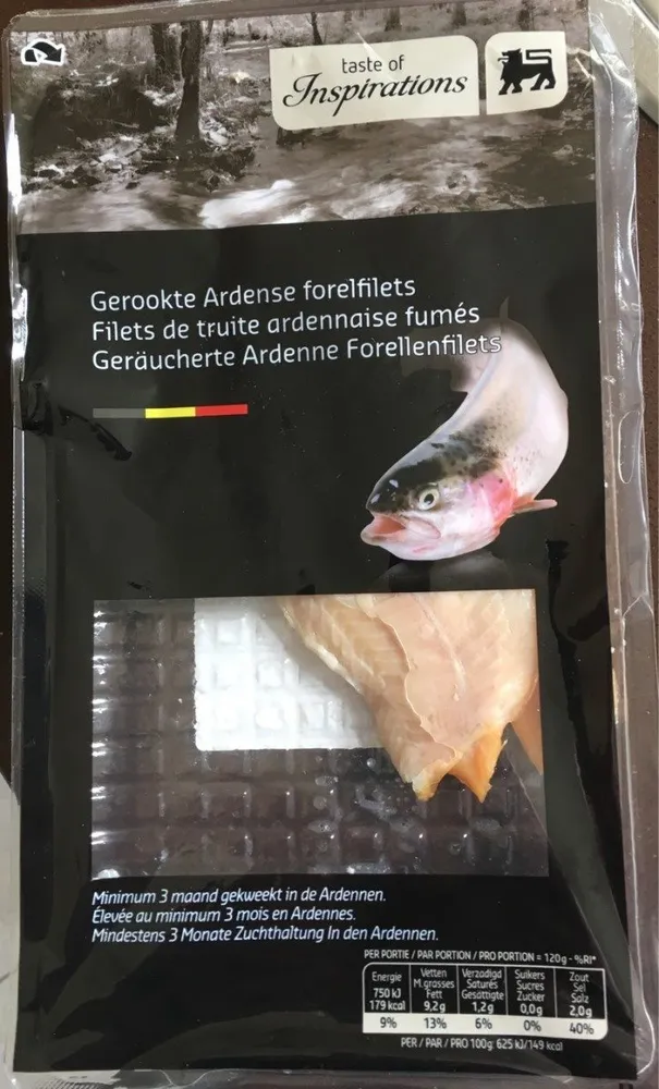 Filets de truite fumées