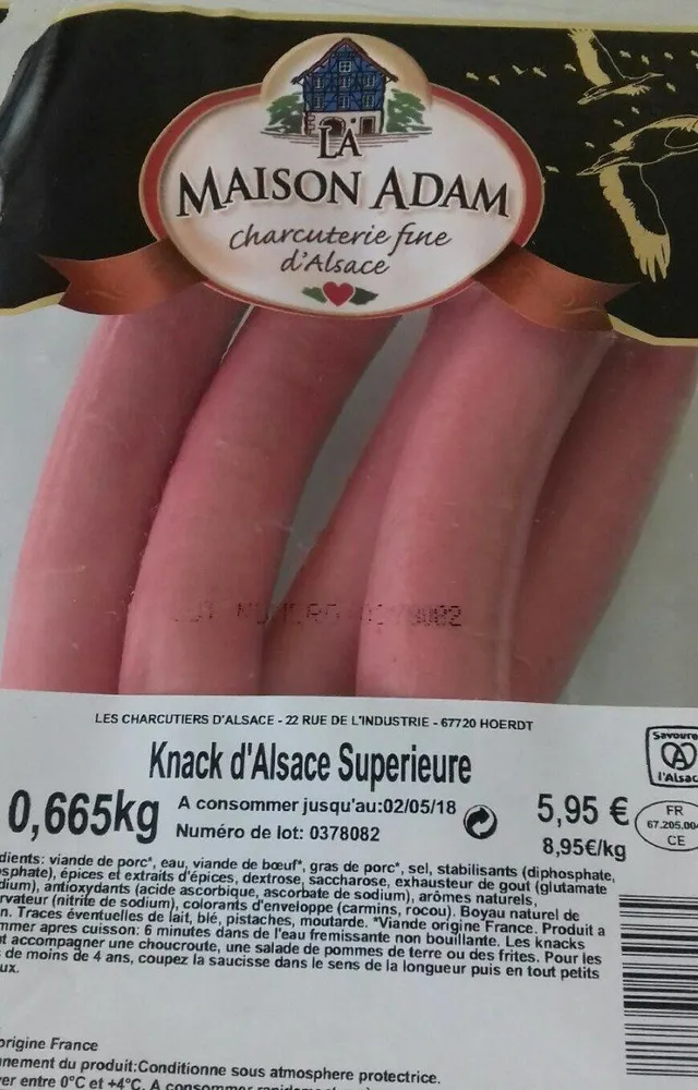 Knack de alsace  superieur