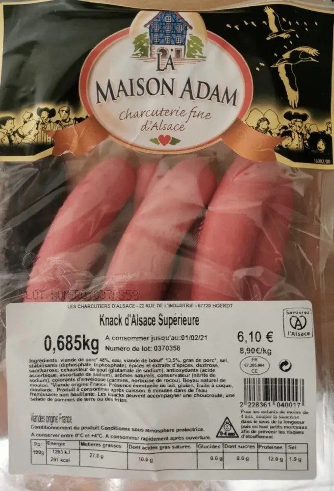 Knack d'Alsace supérieur