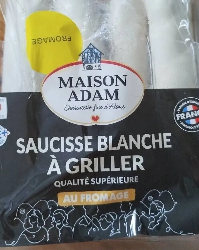 Saucisse blanche a griller au fromage