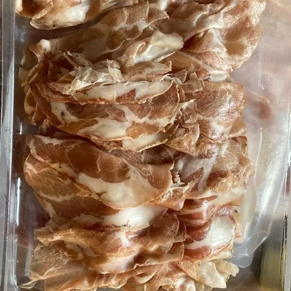 Chiffonnade coppa