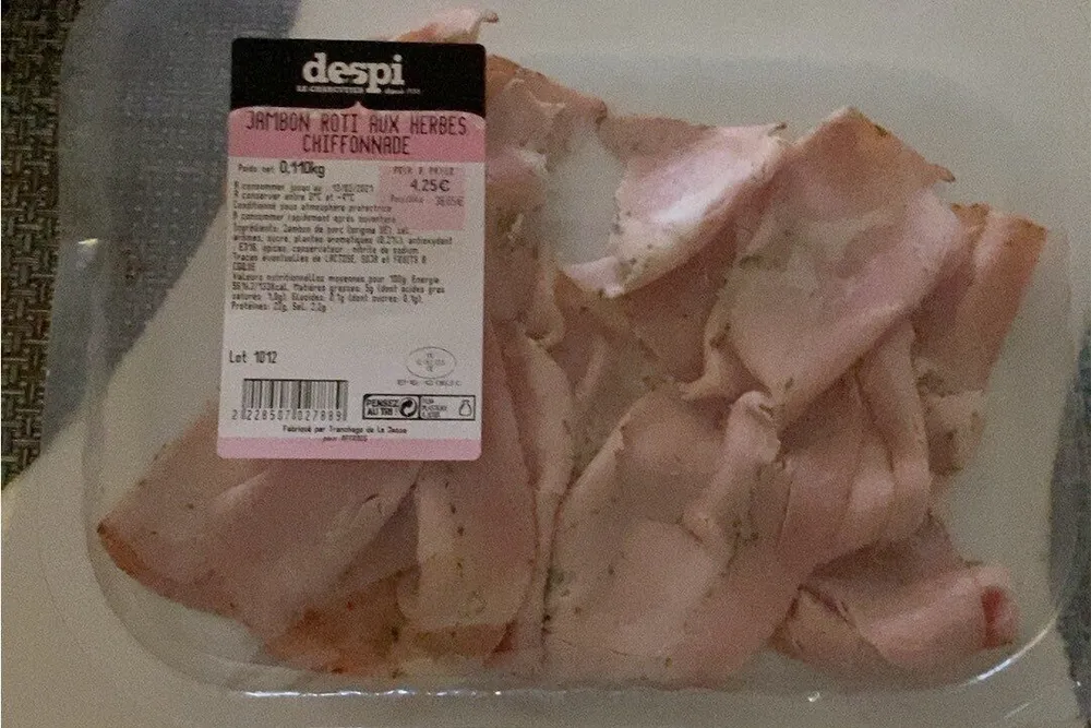 Jambon roti aux herbes