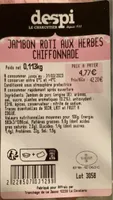 Jambon rôti aux herbes