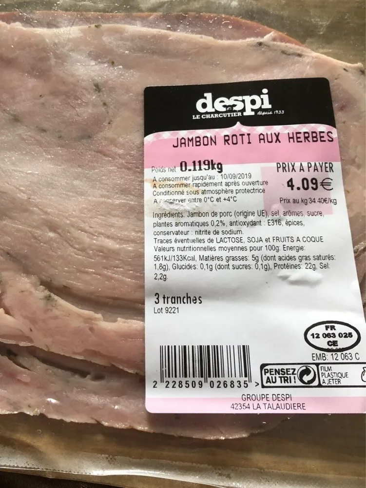 Jambon aux herbes