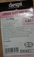 Jambon rôti aux herbes
