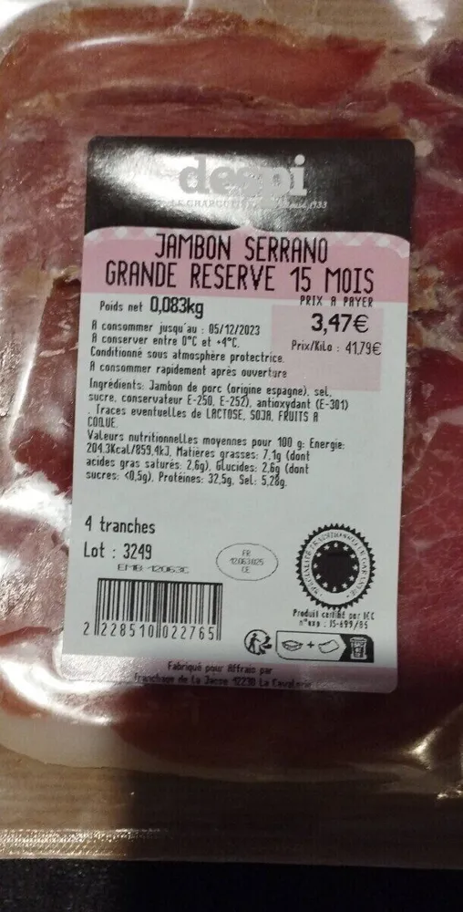 Jambon Serrano