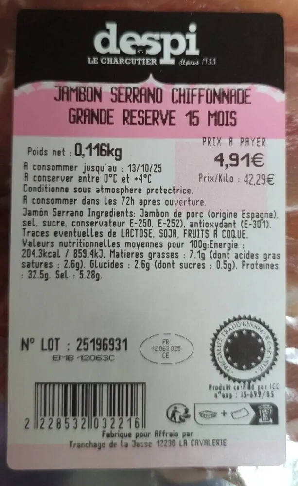 Jambon Serrano