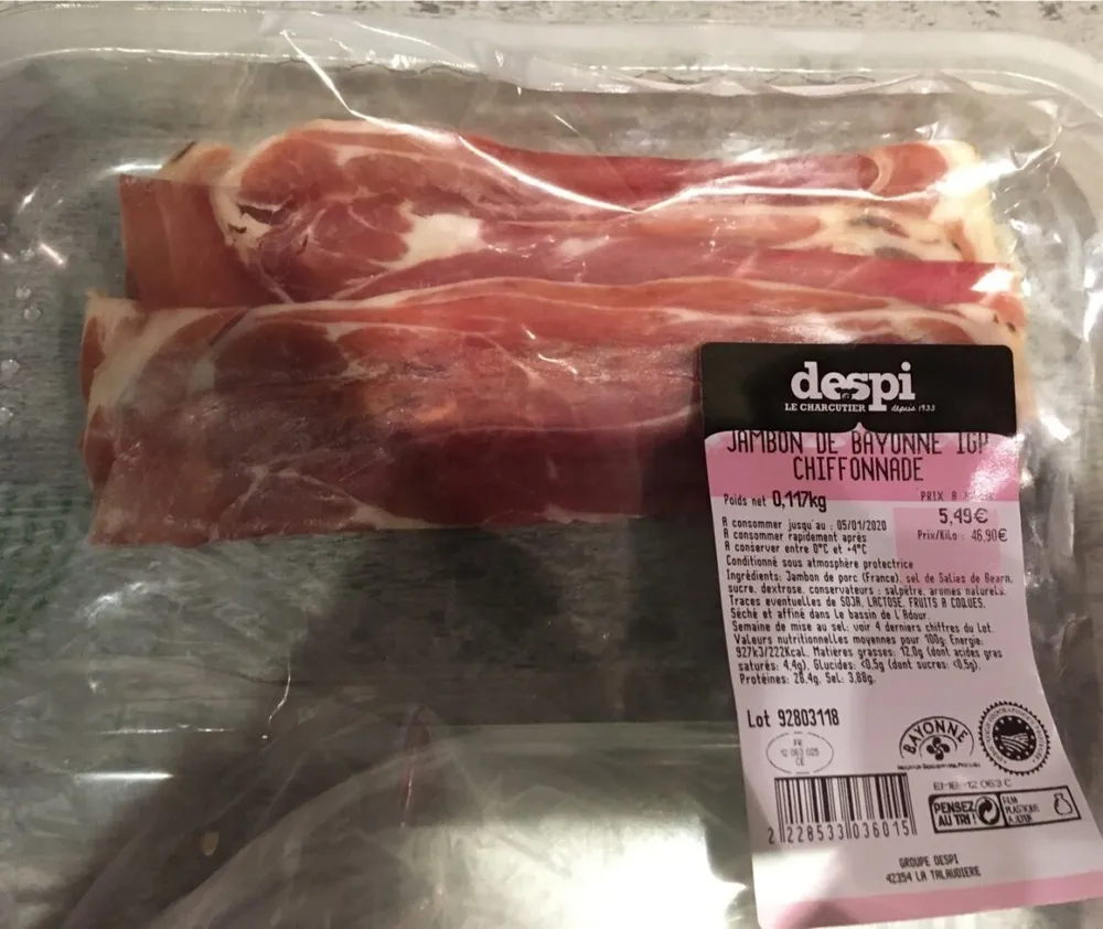 Jambon de Bayonne Chiffonnade