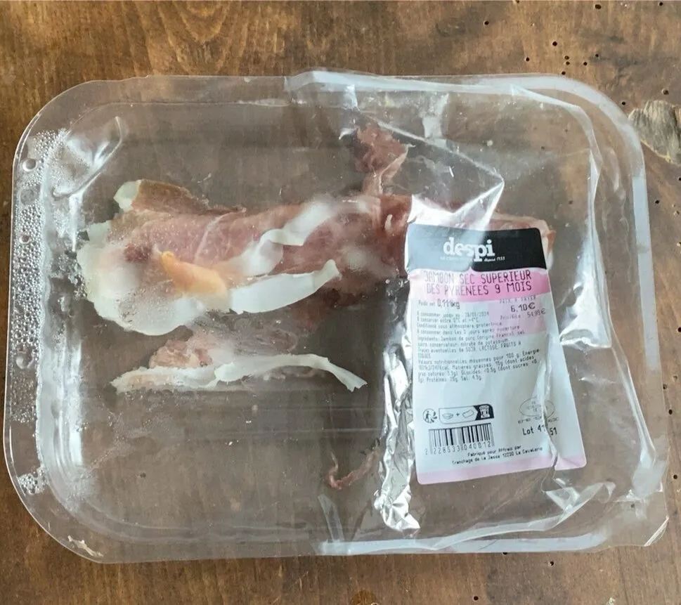 Jambon sec superieur des Pyrénées