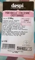 Mortadelle italienne chiffonnade