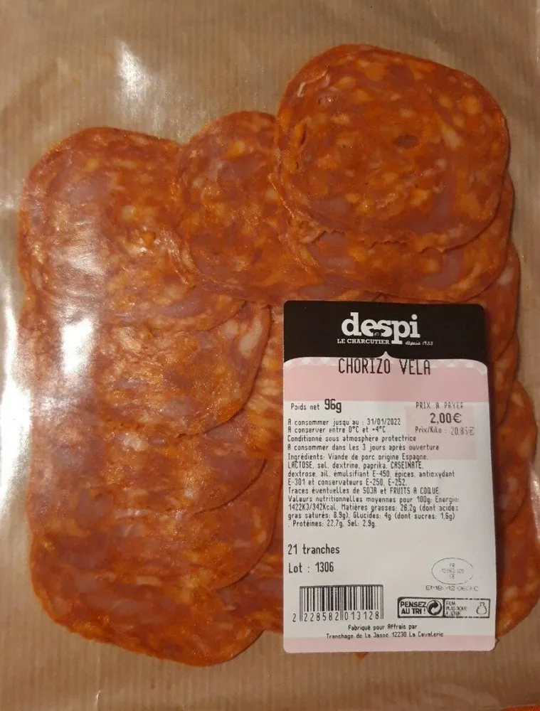 Chorizo vela