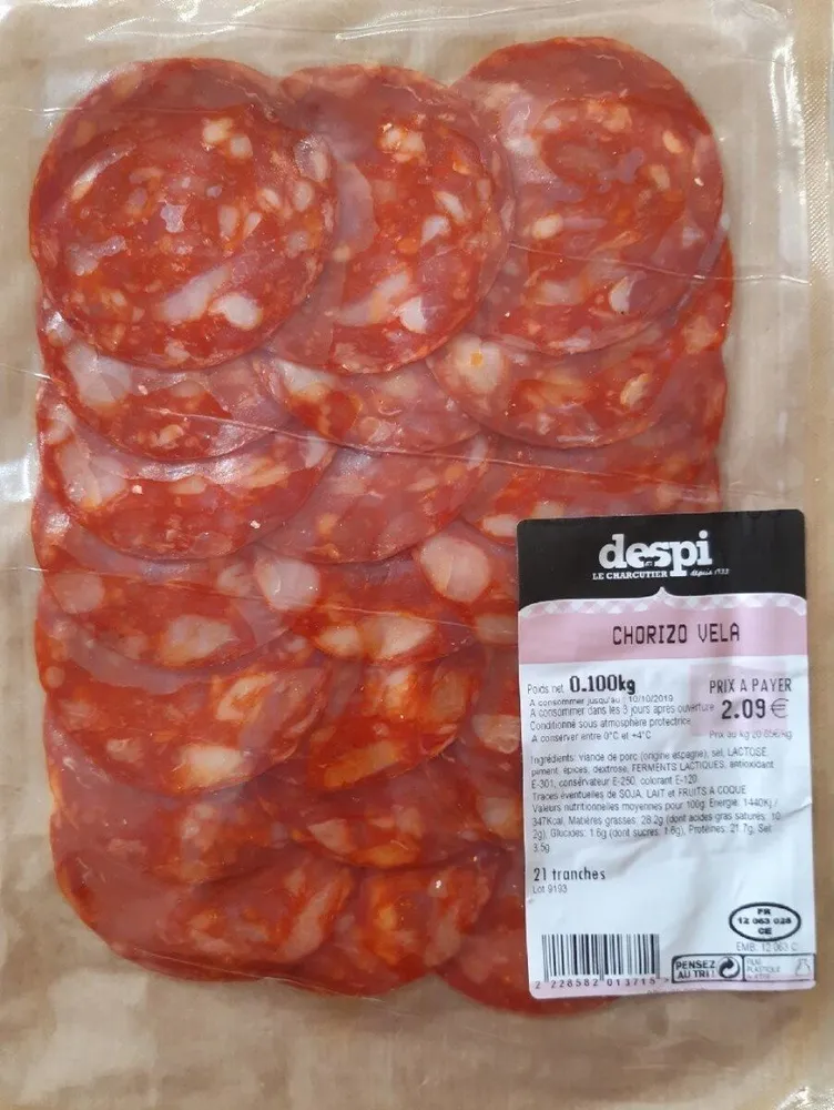 Chorizo vela