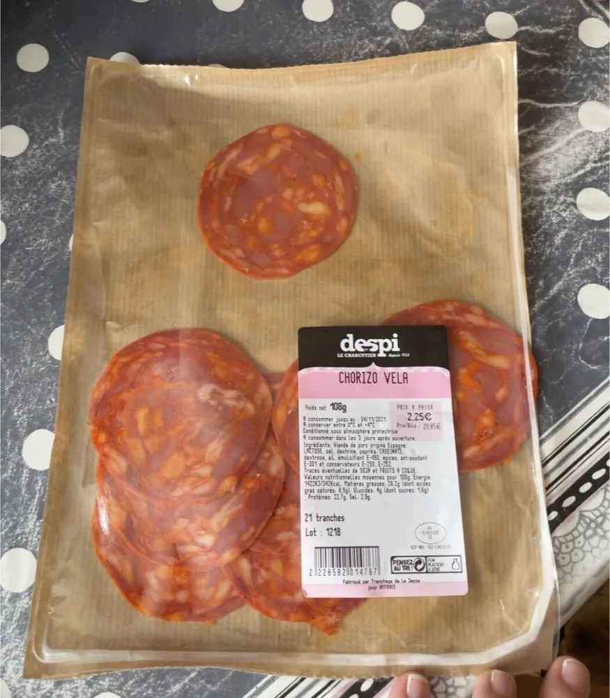 Chorizo Vela
