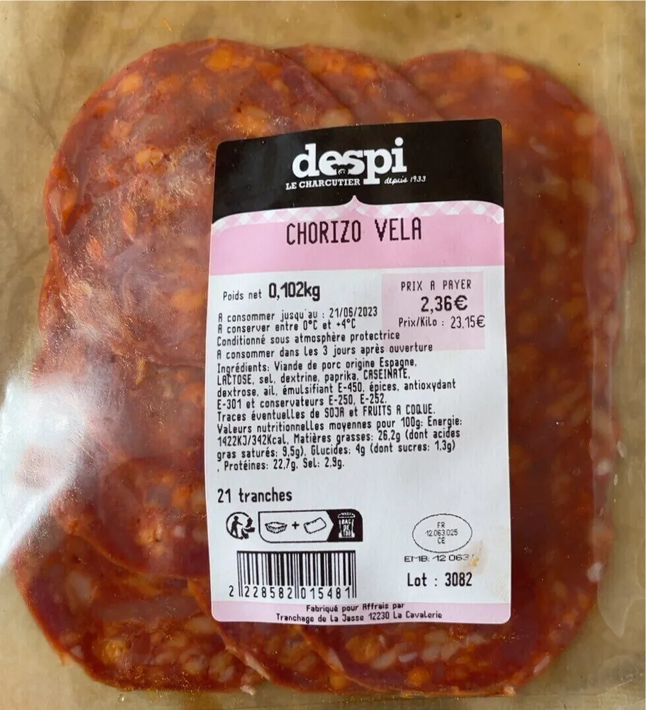 CHORIZO VELA