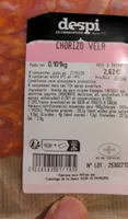 Chrorizo vela