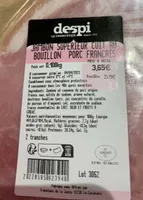Jambon supérieur cuit au bouillon