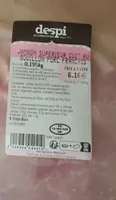 Jambon supérieur cuit au bouillon porc français