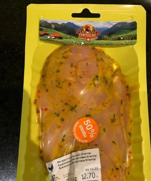 Pouletschnitzel mariniert oriental