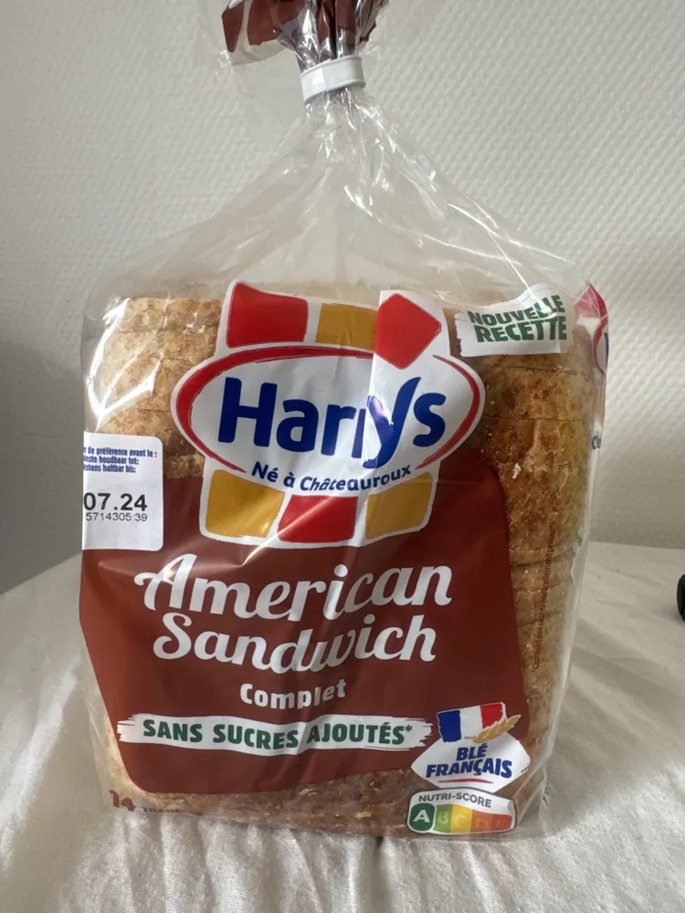 pain de mie à la farine complète
