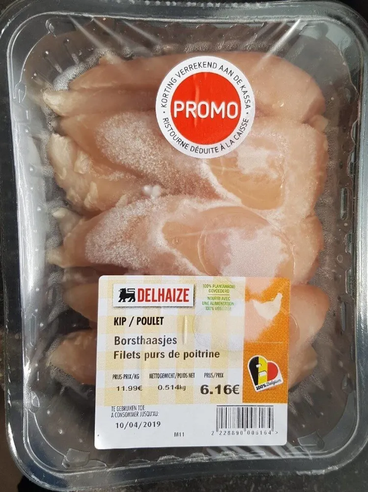 Filets purs de poitrine