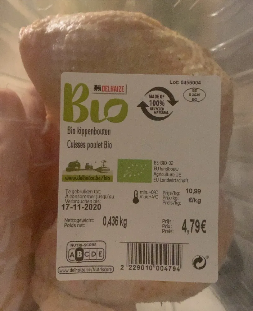 Cuisse poulet Bio