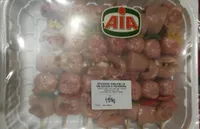 Spiedini con pollo salsiccia e peperoni