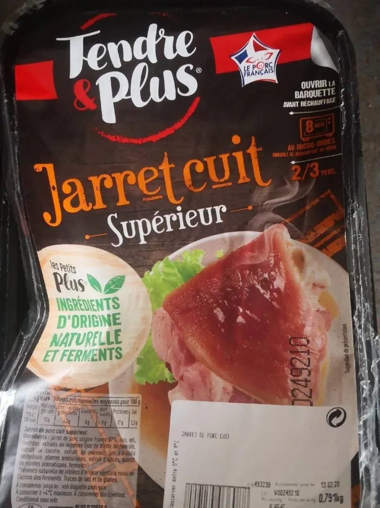 Jarret cuit supérieur