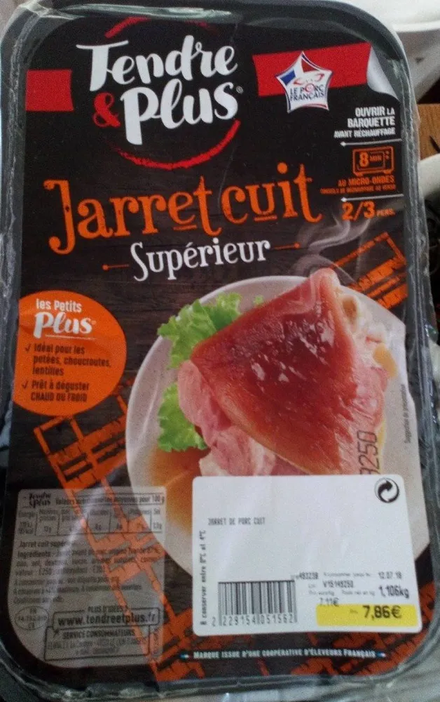 Jarret cuit supérieur