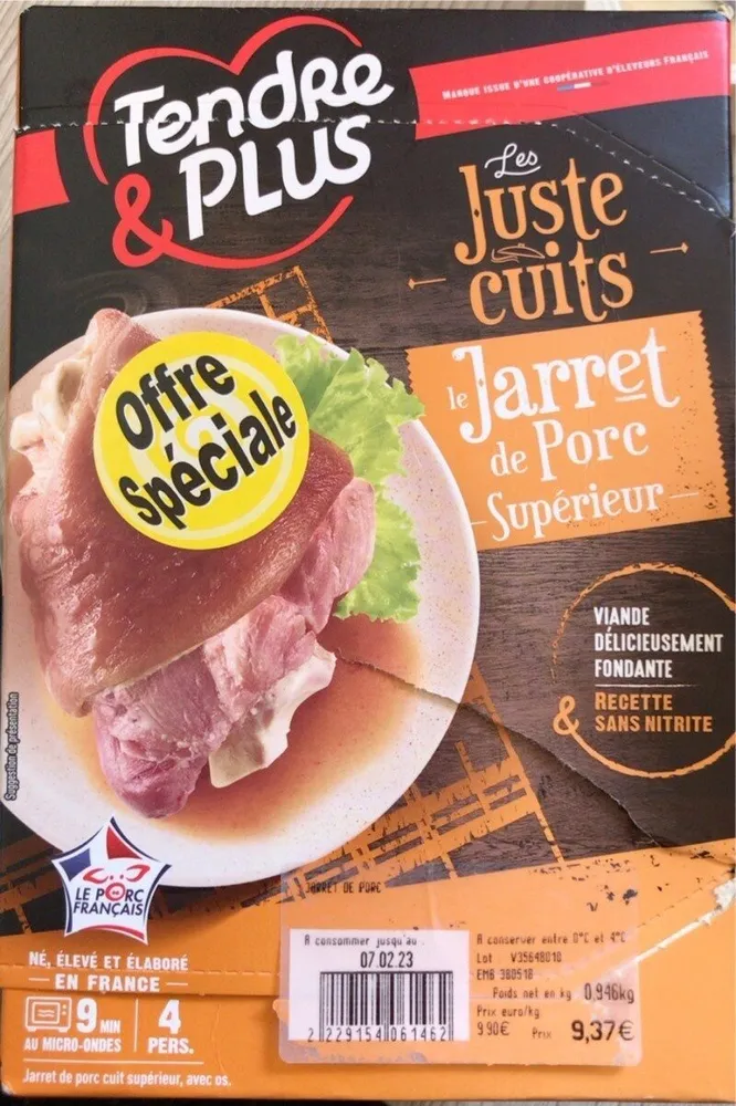 Le jarret de porc supérieur