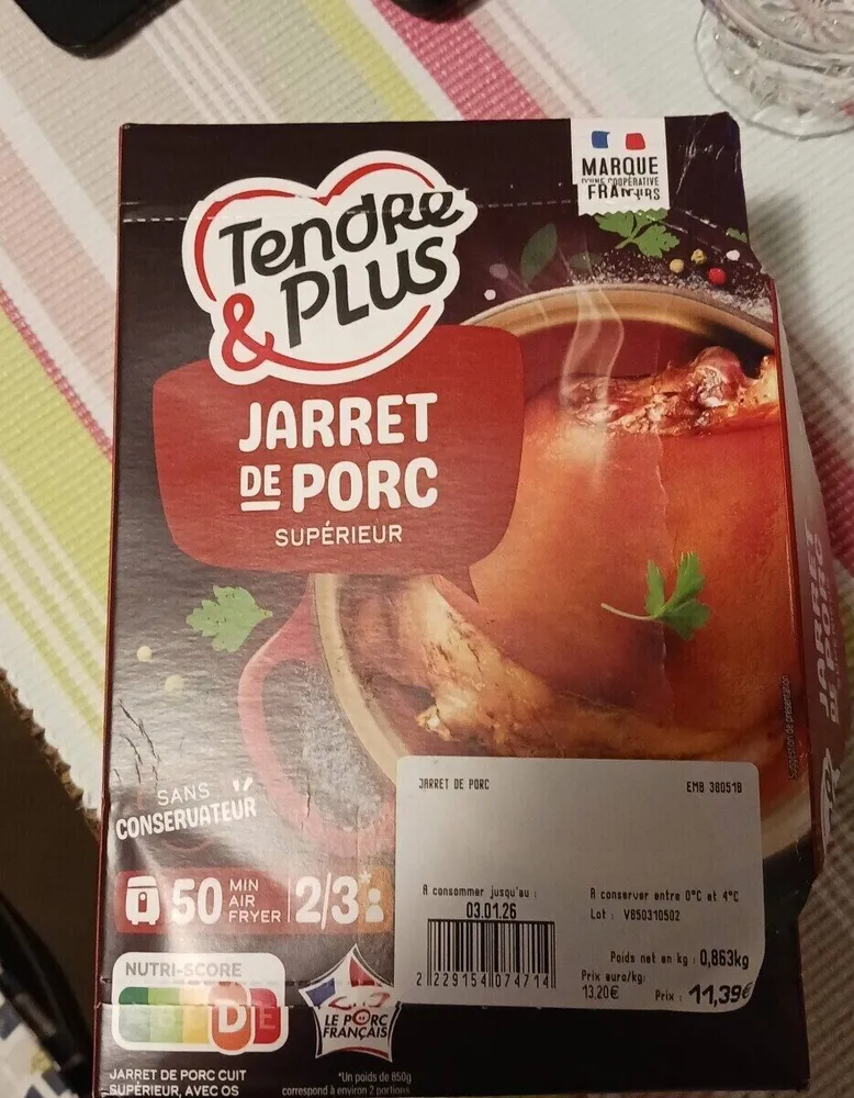 Jarret de porc supérieur