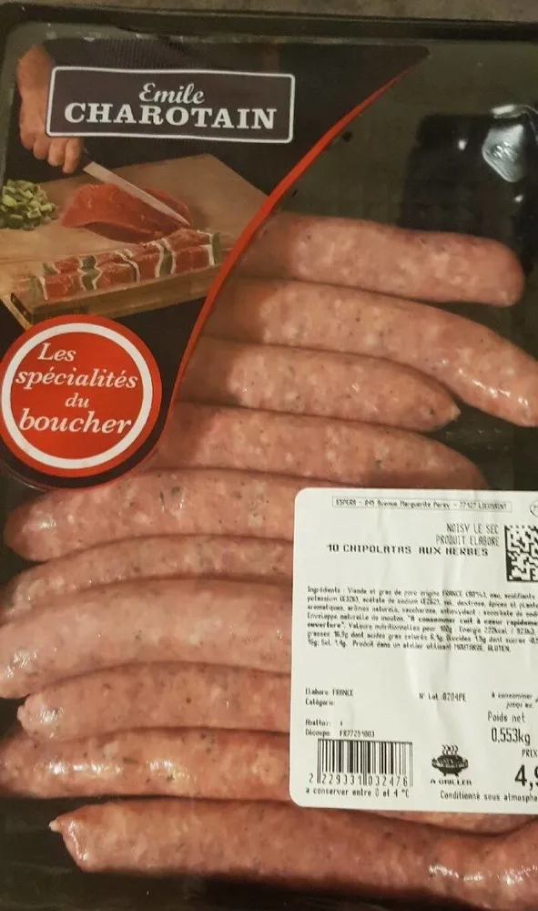chipolatas aux herbes