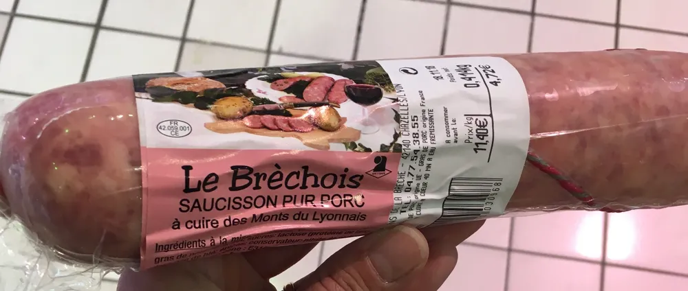 Saucisson pur porc à cuire