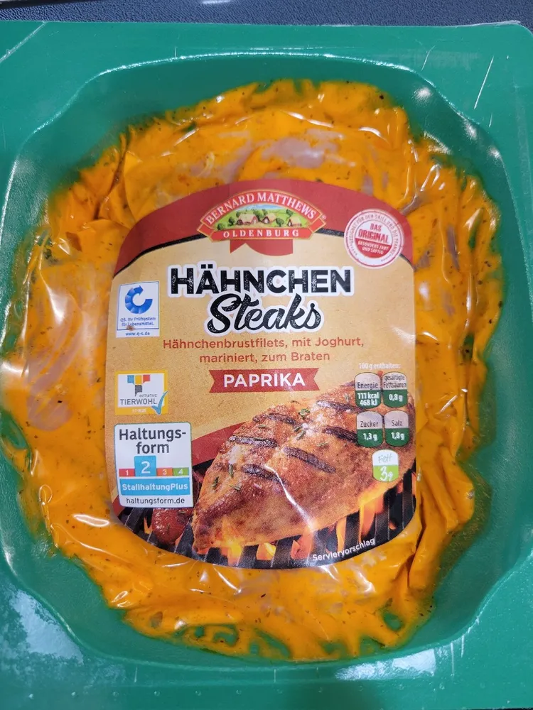 Paprika Hähnchen Steak