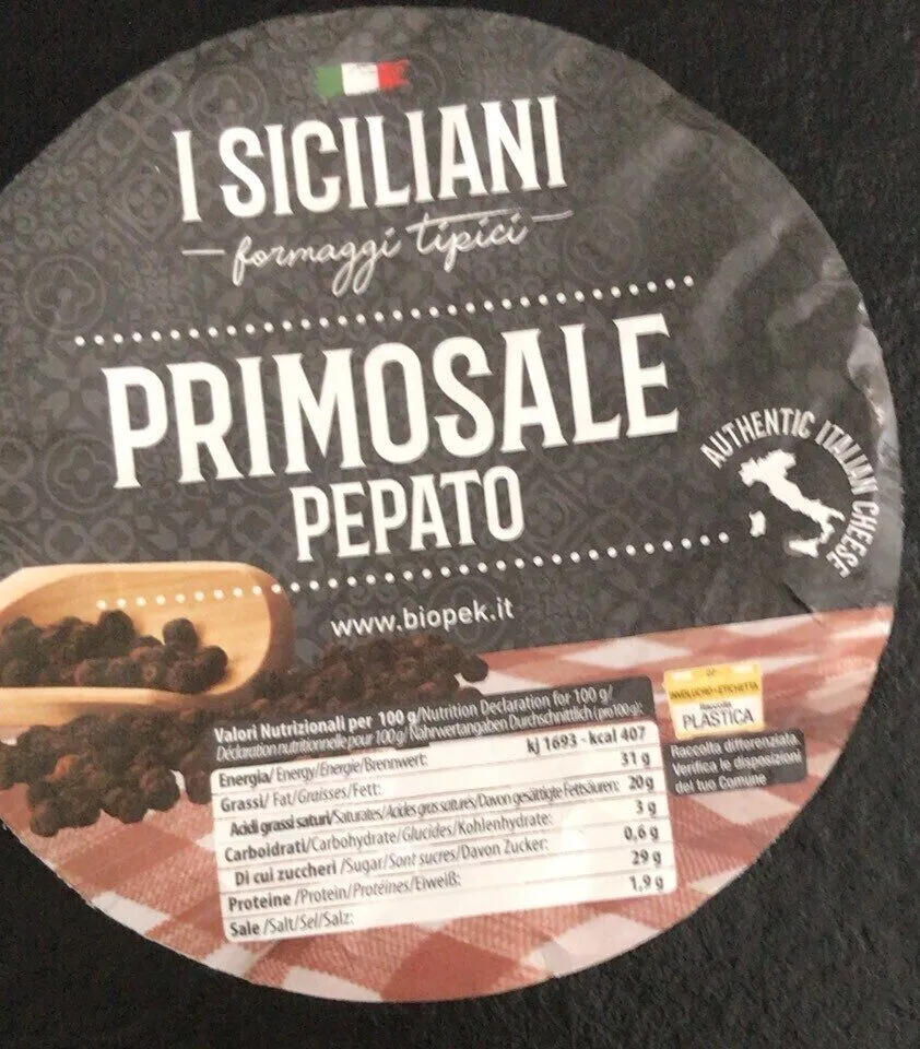 Pecorino primosale pepato