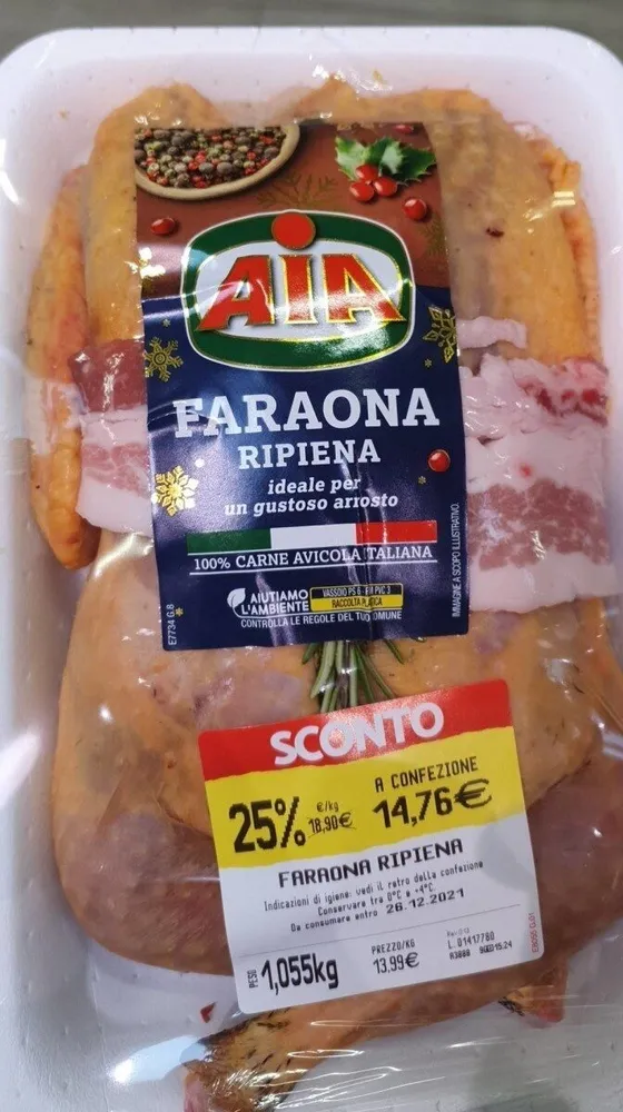 Faraona ripiena