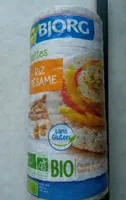 Galettes riz sésame