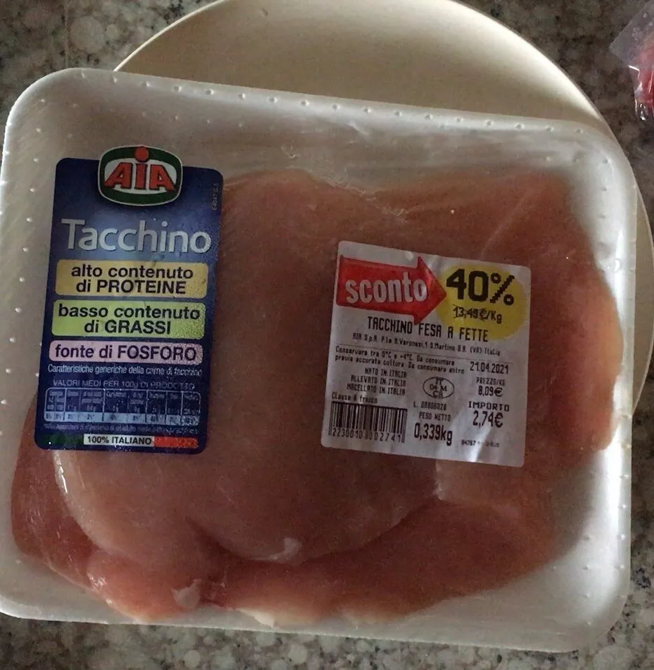 Tacchino fesa a fette