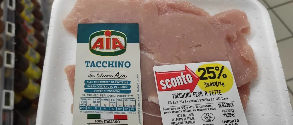 Tacchino fesa a fette