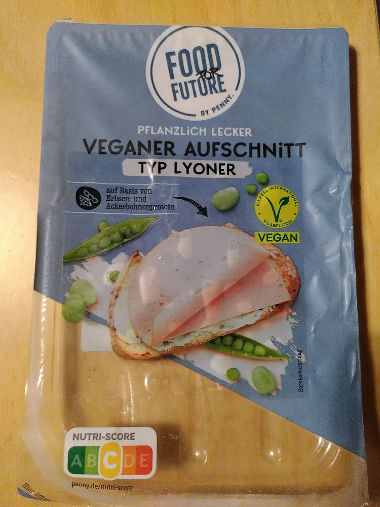 Veganer Aufschnitt Typ Lyoner
