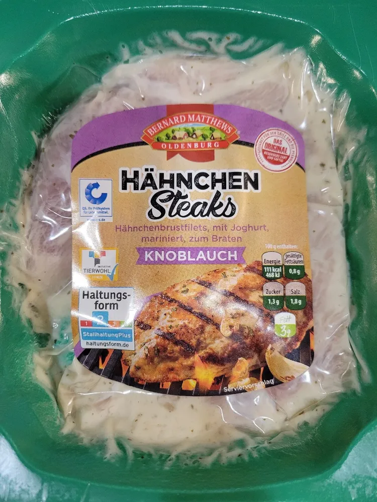 Garlic Hähnchen Steak