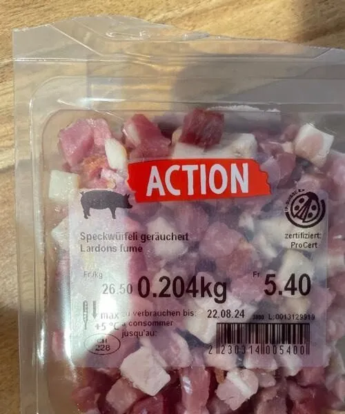 Speckwürfel geräuchert