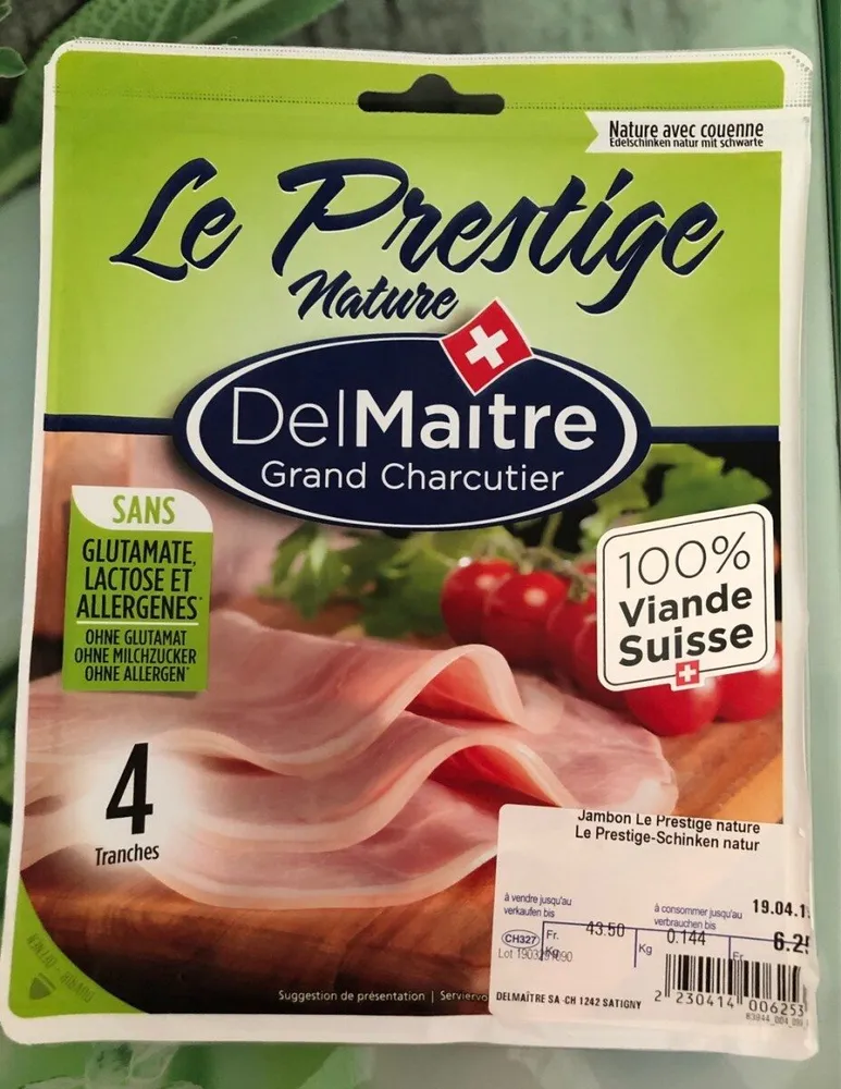 Jambon le Prestige Nature
