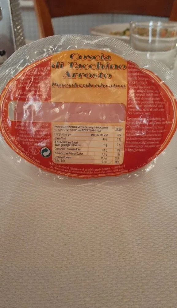 Coscia di tacchino arrosto