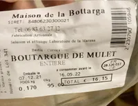 Boutargue de mulet