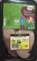 Filets de poulet blanc fermier d'Auvergne